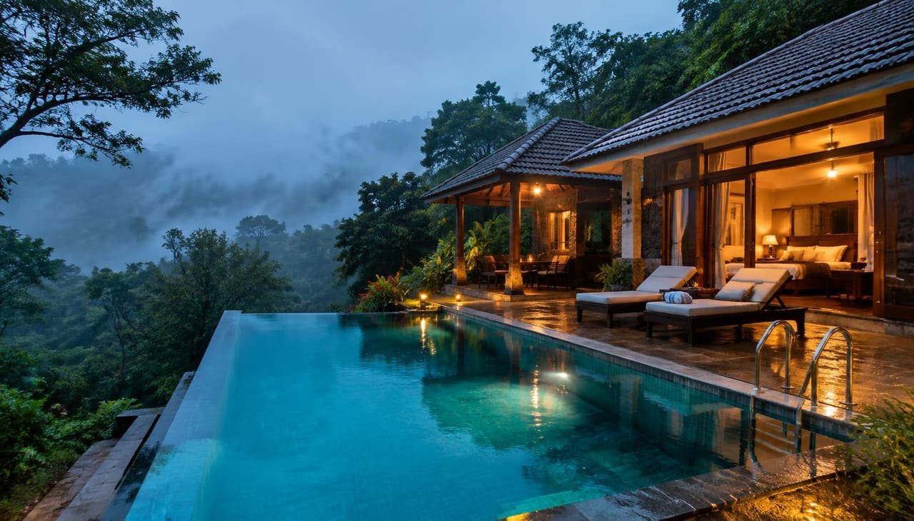 Kerala honeymoon stay in the ₹50,000 – ₹1 Lakh range