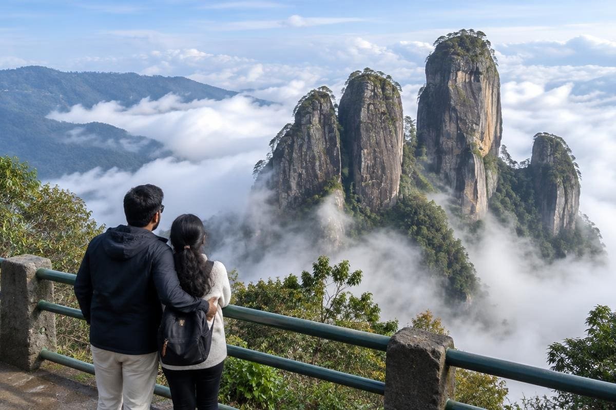 Hill road through tea and forest, the choice in munnar vs ooty vs kodaikanal for couples